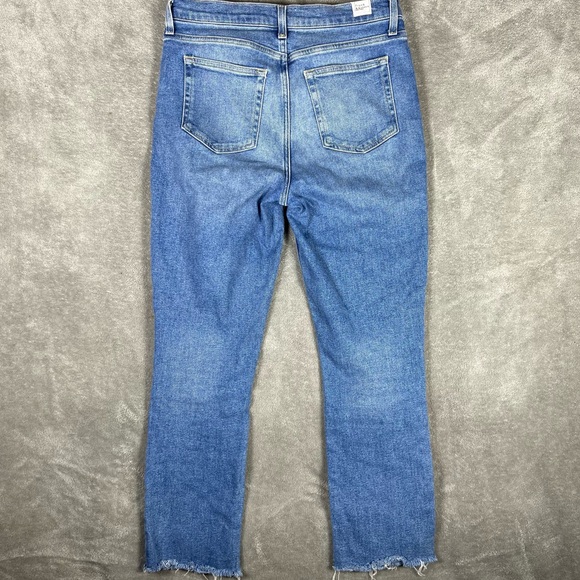 Frank&Eileen Jeans Womens 29 CORK Everyday Jean Straight Leg Raw Hem Button Fly - Picture 8 of 13